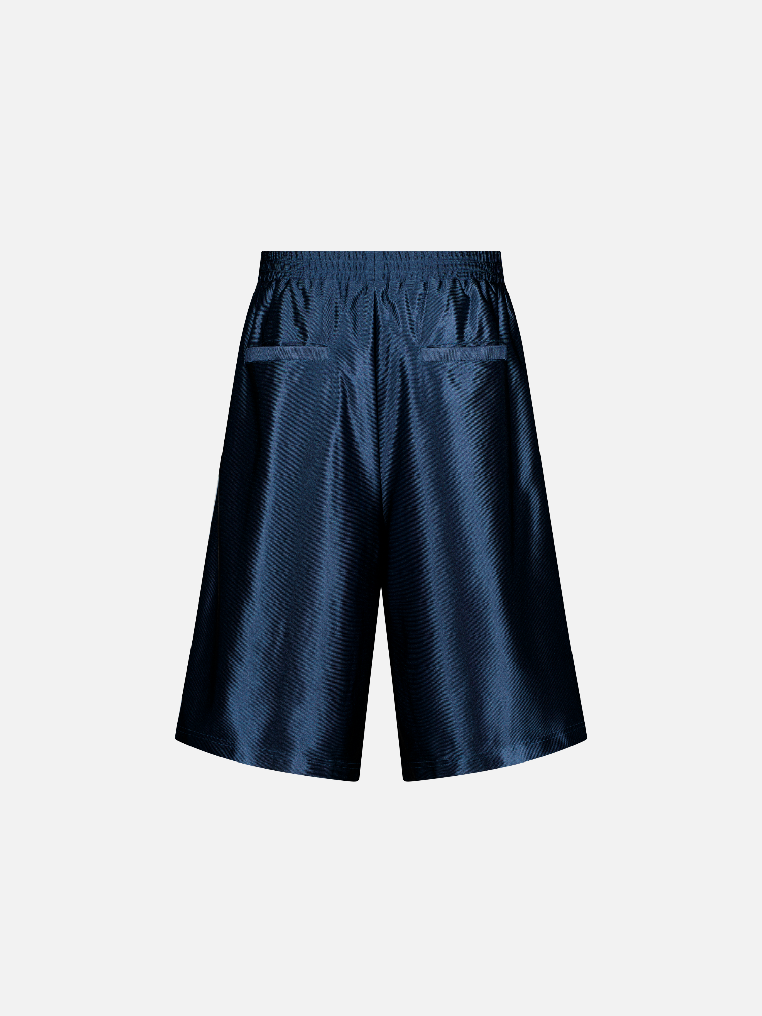 Navy League shorts by SWEATS EU, showing the back view with a comfortable fit and sporty design.