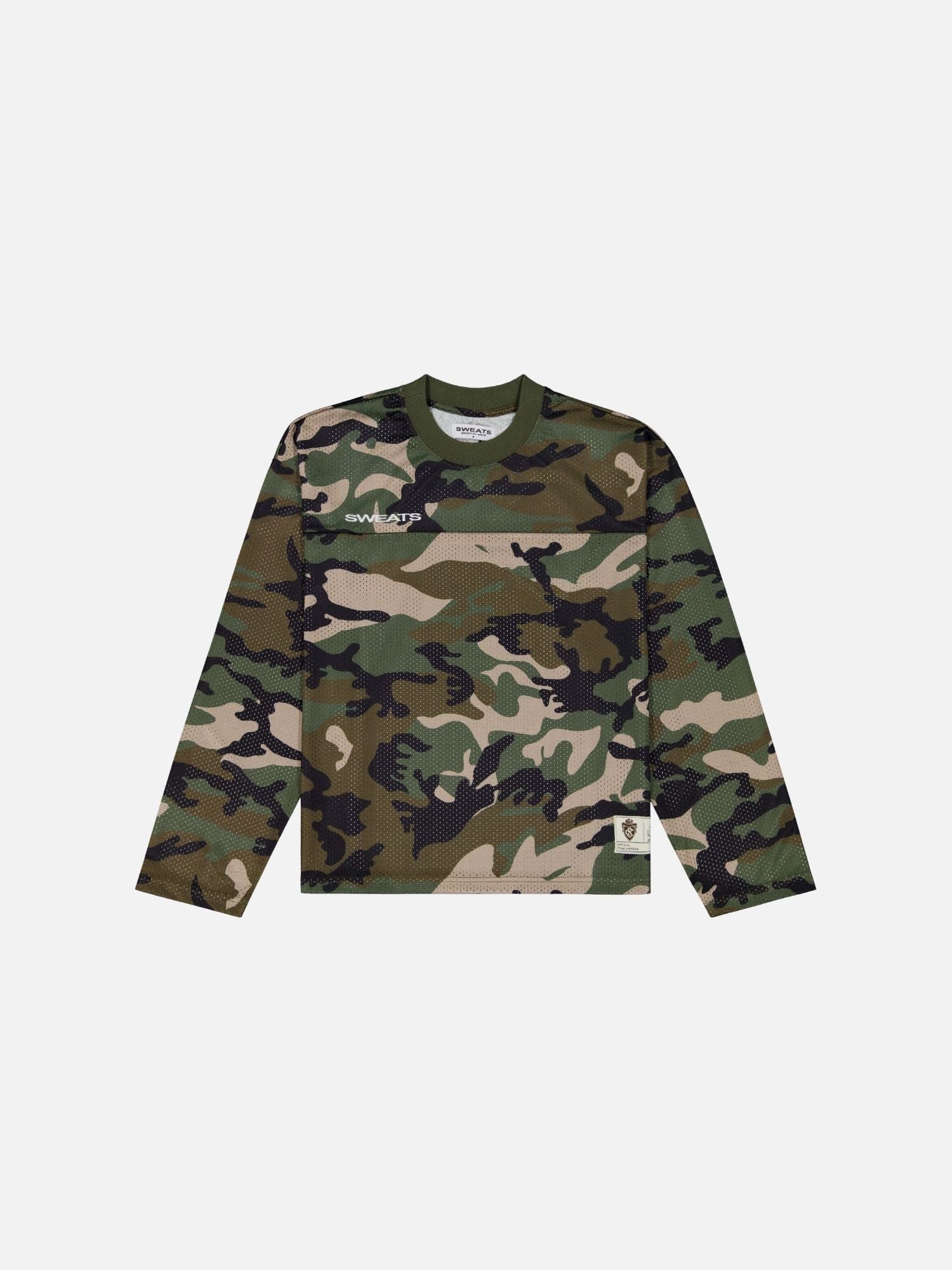 MESH LS T-SHIRT - CAMO - SWEATS EU