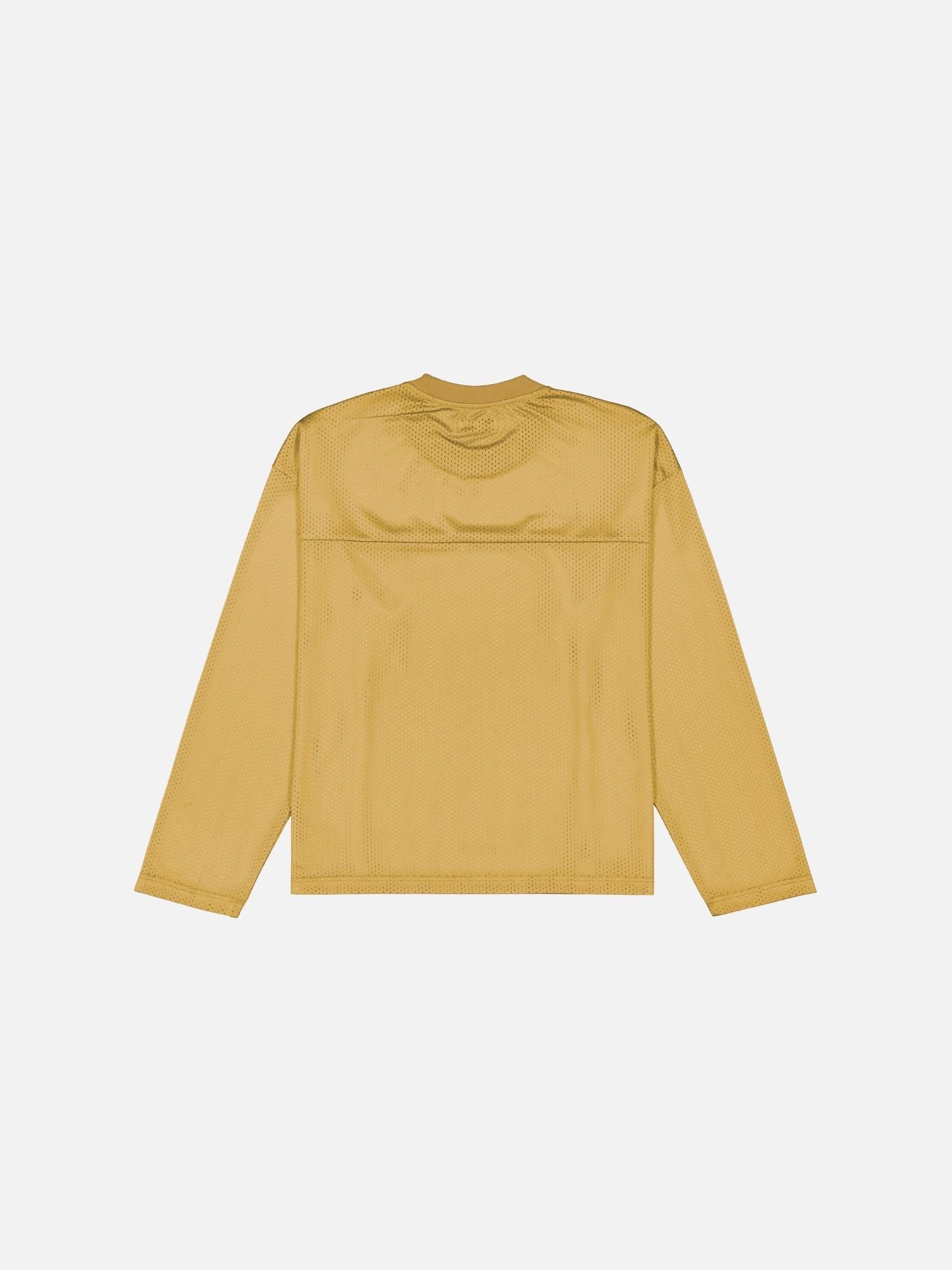 MESH LS T-SHIRT - MUSTARD - SWEATS EU
