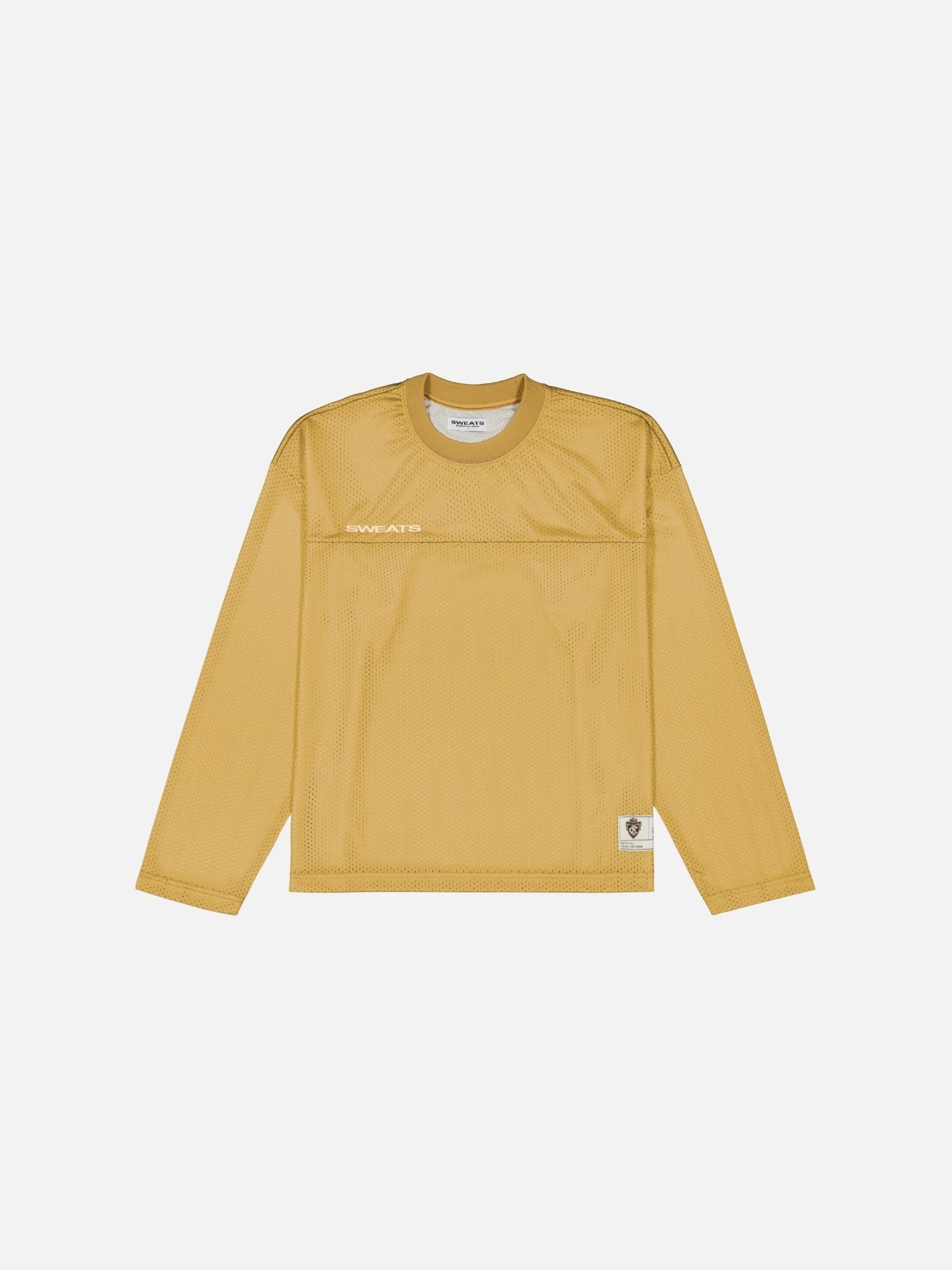 MESH LS T-SHIRT - MUSTARD - SWEATS EU