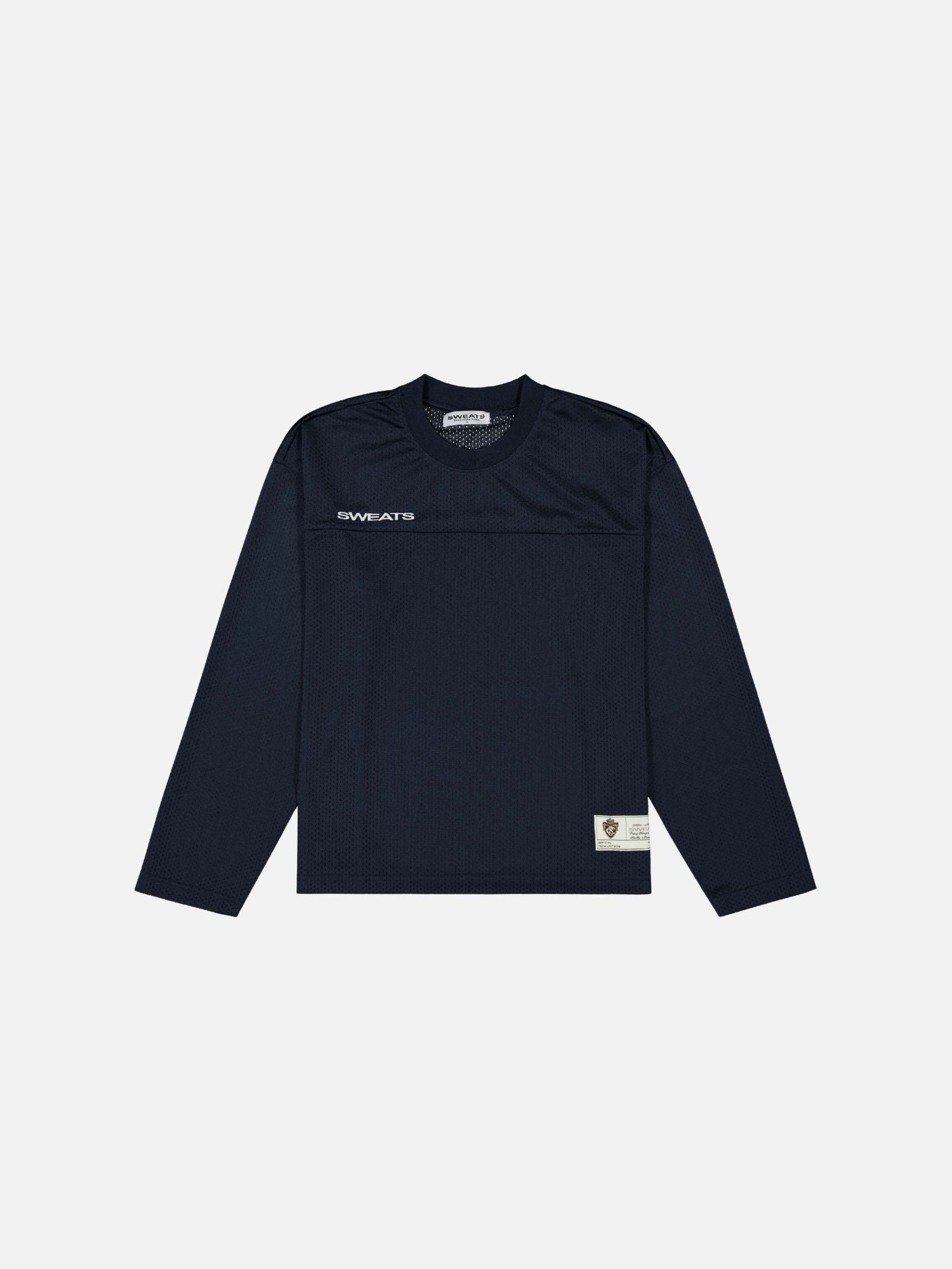 MESH LS T-SHIRT - NAVY - SWEATS EU