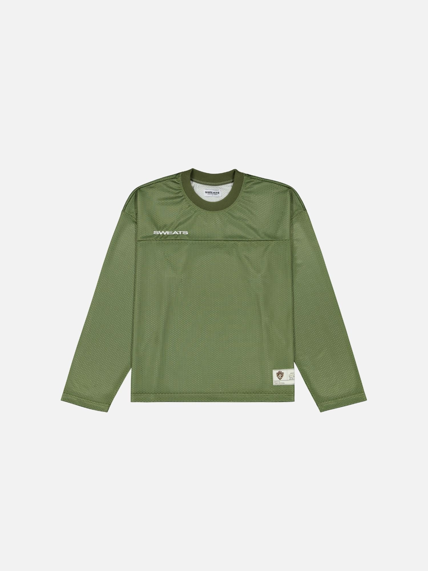 MESH LS T-SHIRT - SAGE - SWEATS EU