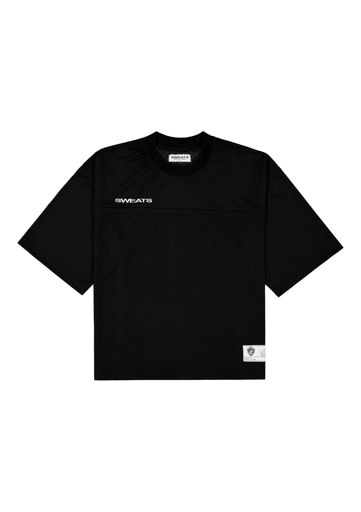 MESH SS T-SHIRT - BLACK