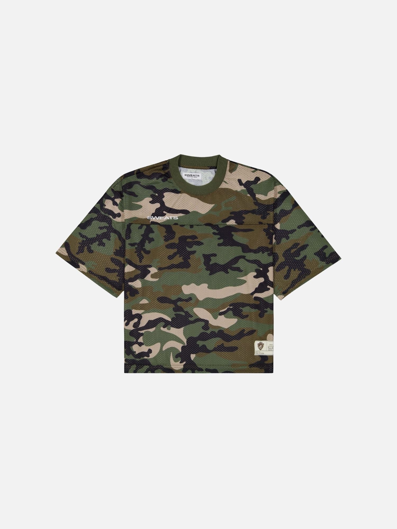 MESH SS T-SHIRT - CAMO - SWEATS EU