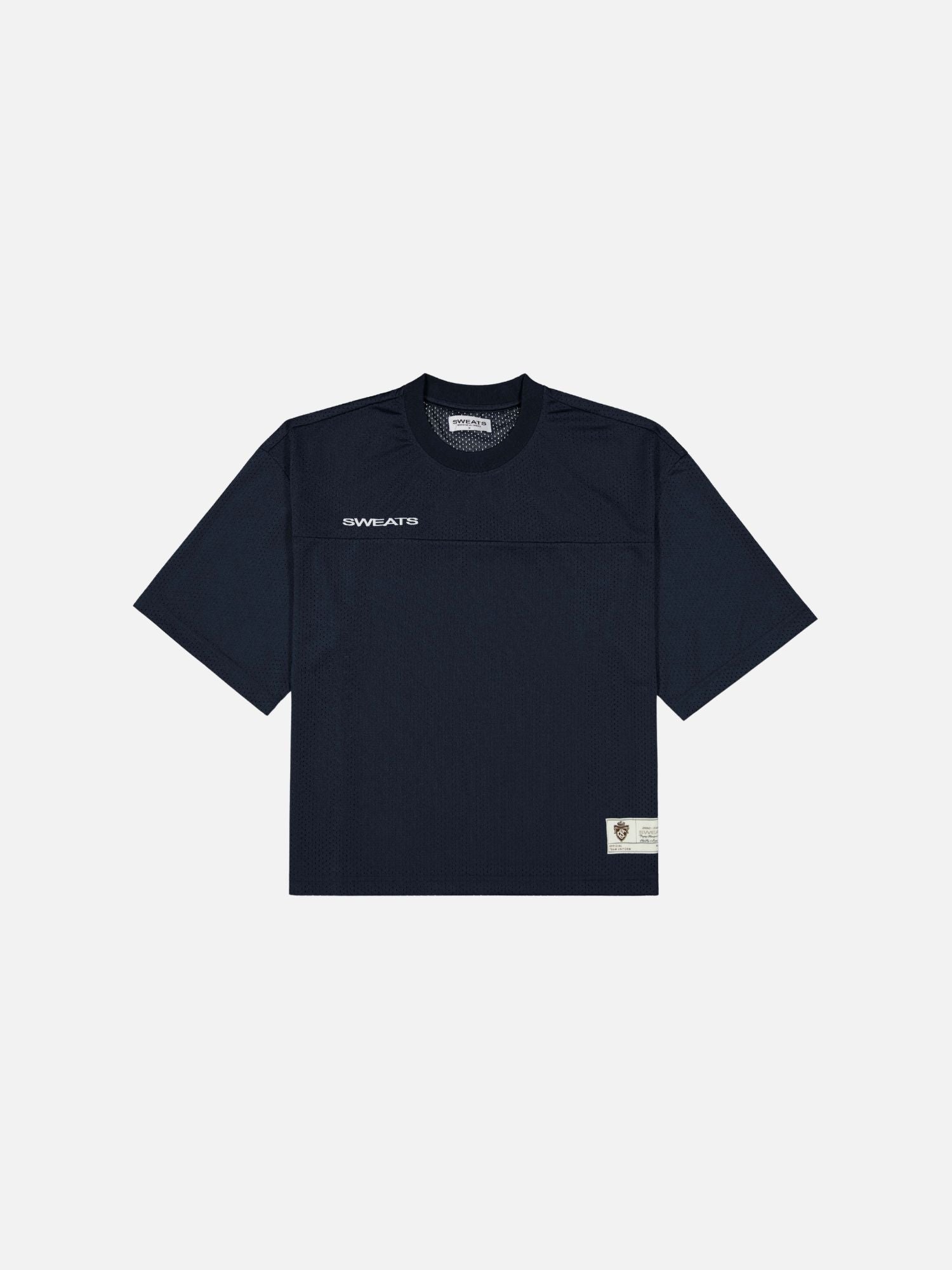 MESH SS T-SHIRT - NAVY - SWEATS EU