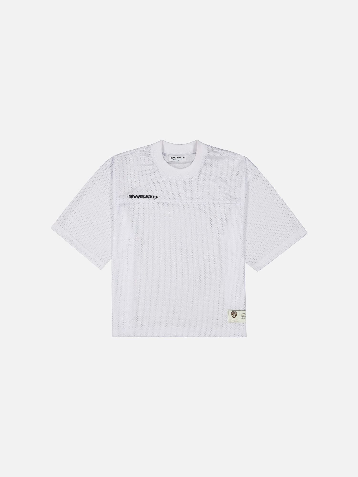 MESH SS T-SHIRT - WHITE - SWEATS EU