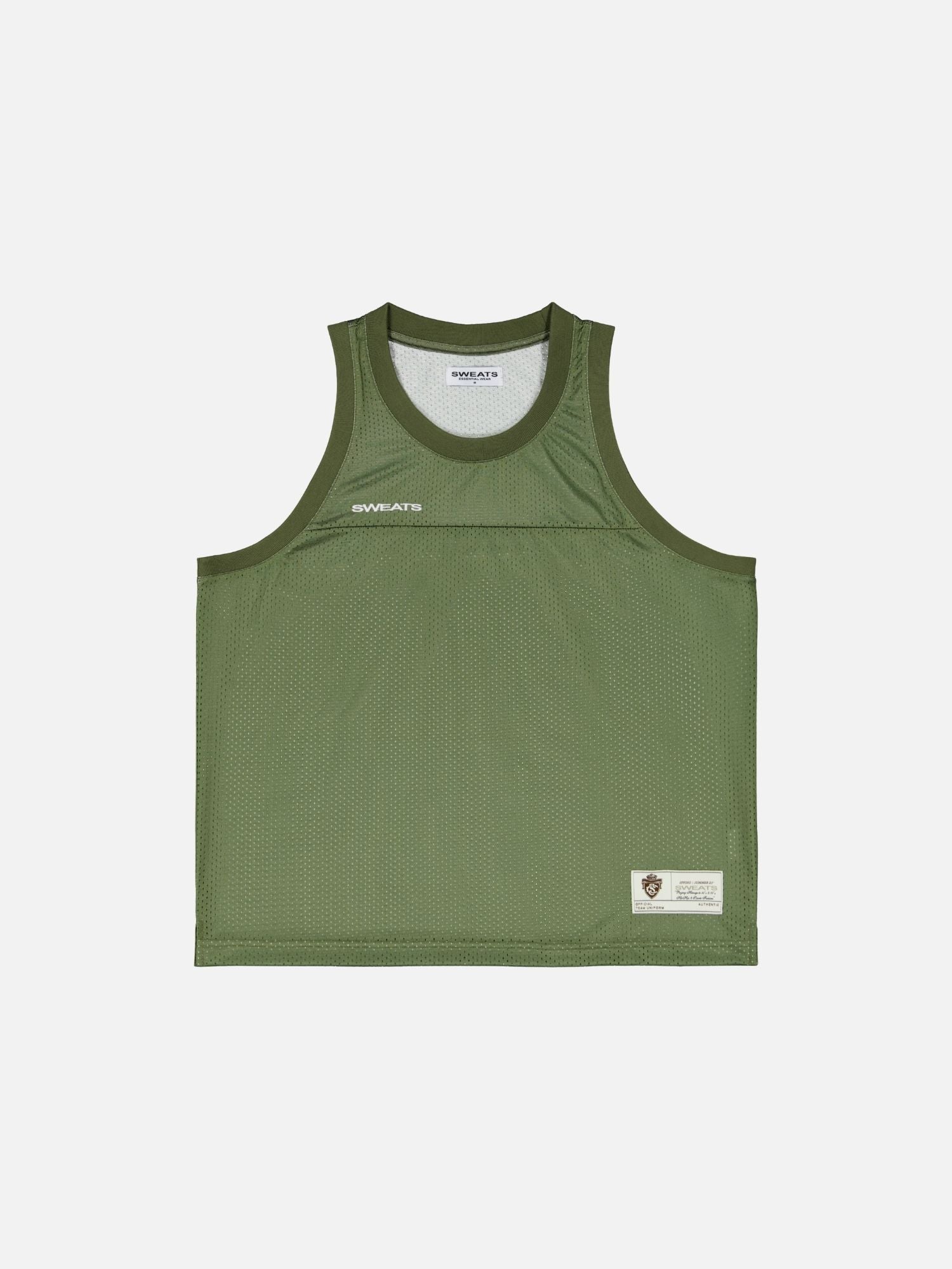 MESH SINGLET - SAGE - SWEATS EU