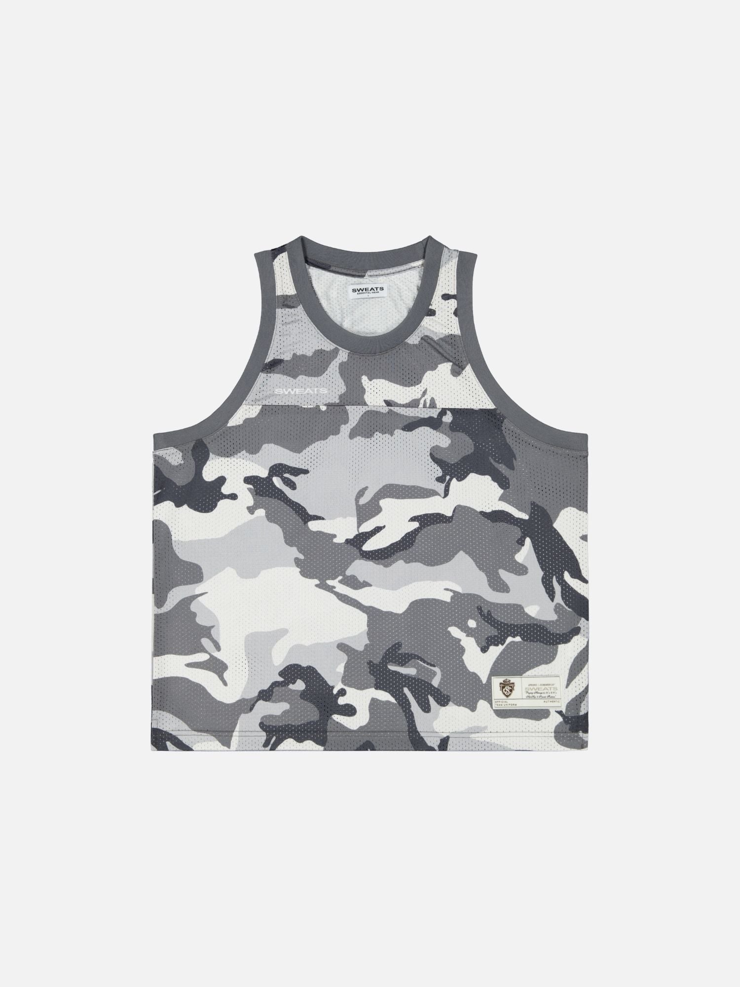 MESH SINGLET - SNOW CAMO - SWEATS EU