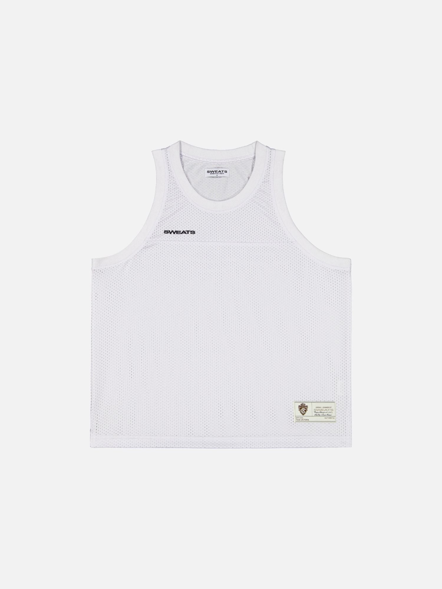 MESH SINGLET - WHITE - SWEATS EU