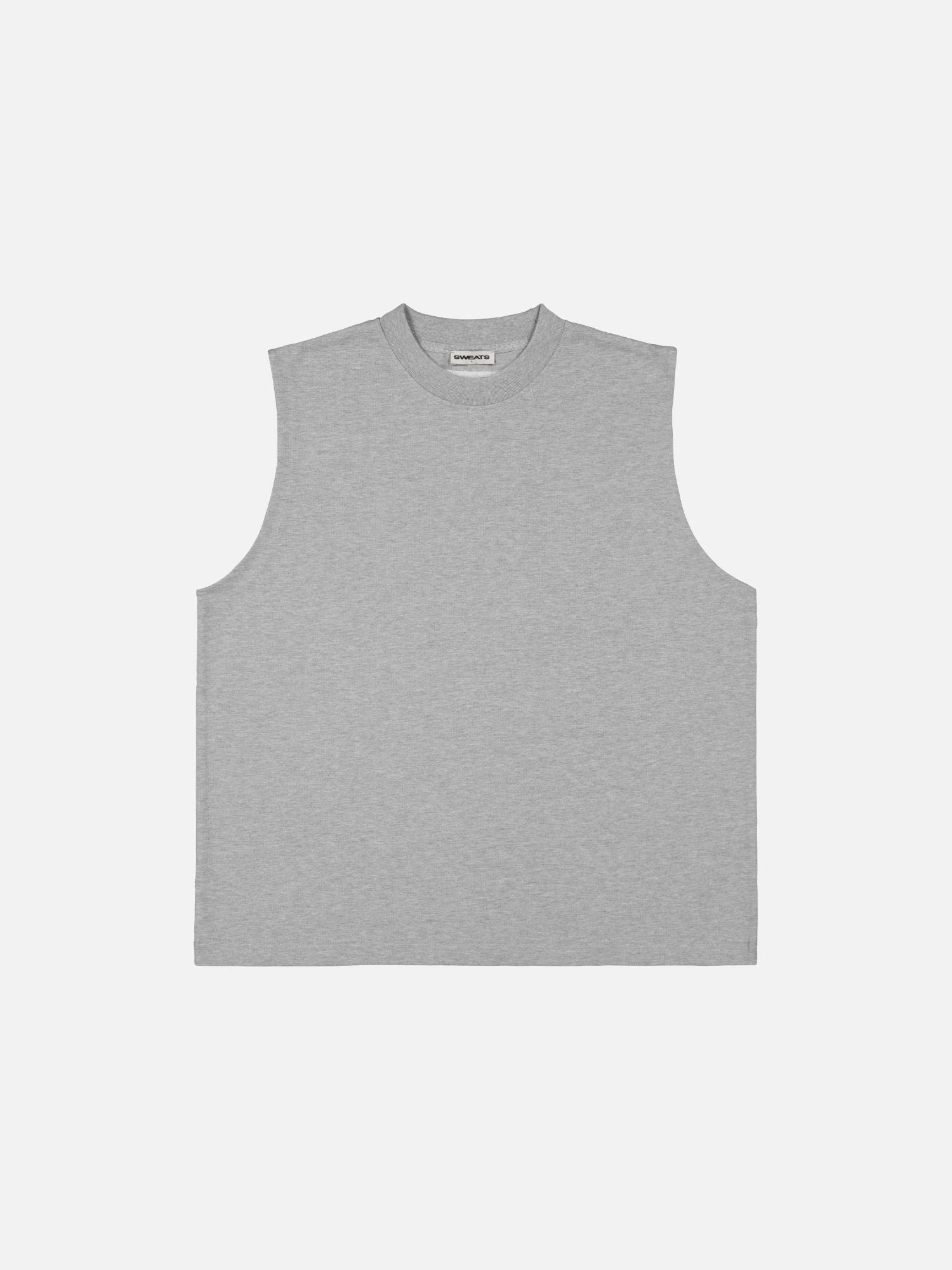 MUSCLE TEE - GREY MELANGE - SWEATS EU