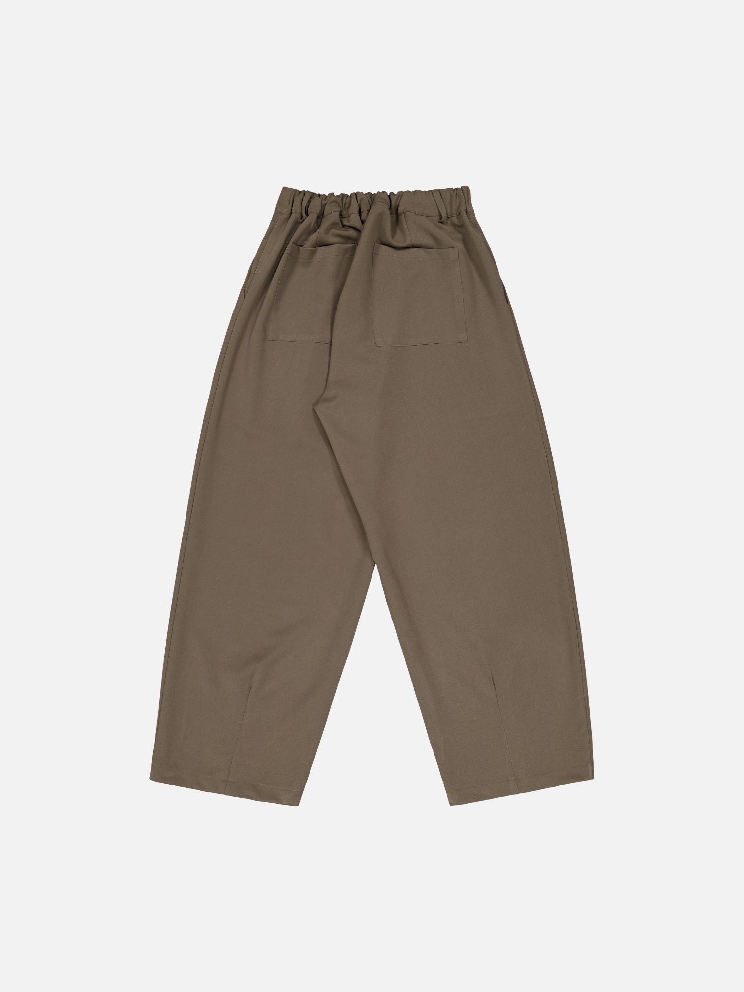 PLEATED PANT - BROWN - SWEATS EU