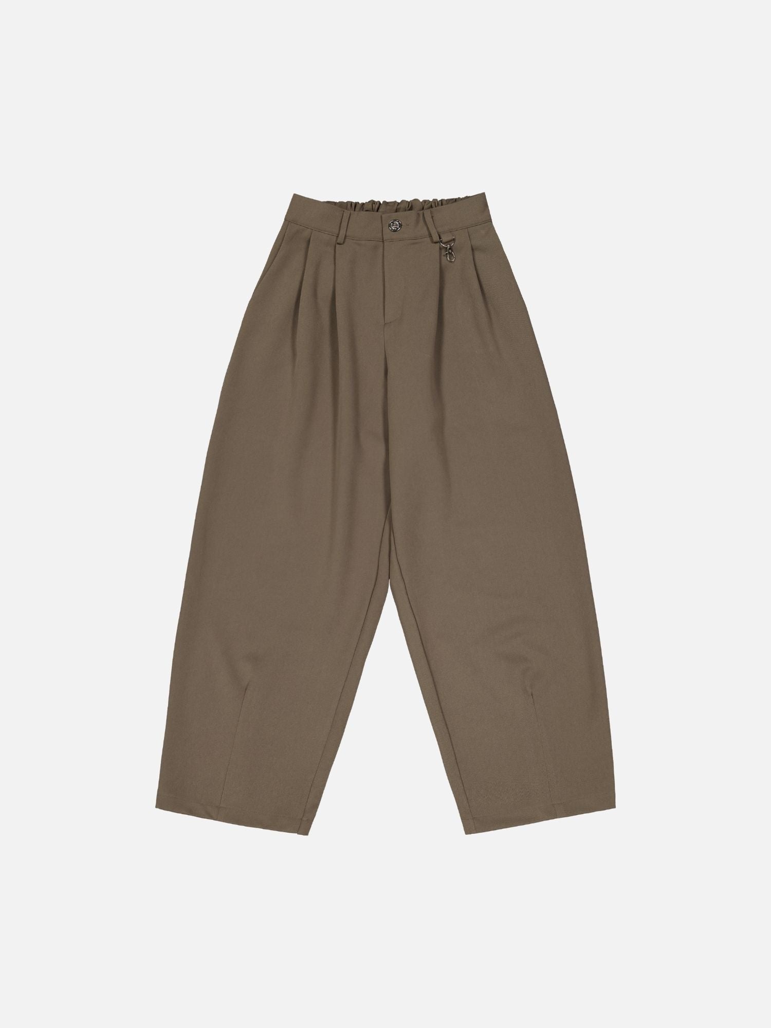 PLEATED PANT - BROWN - SWEATS EU