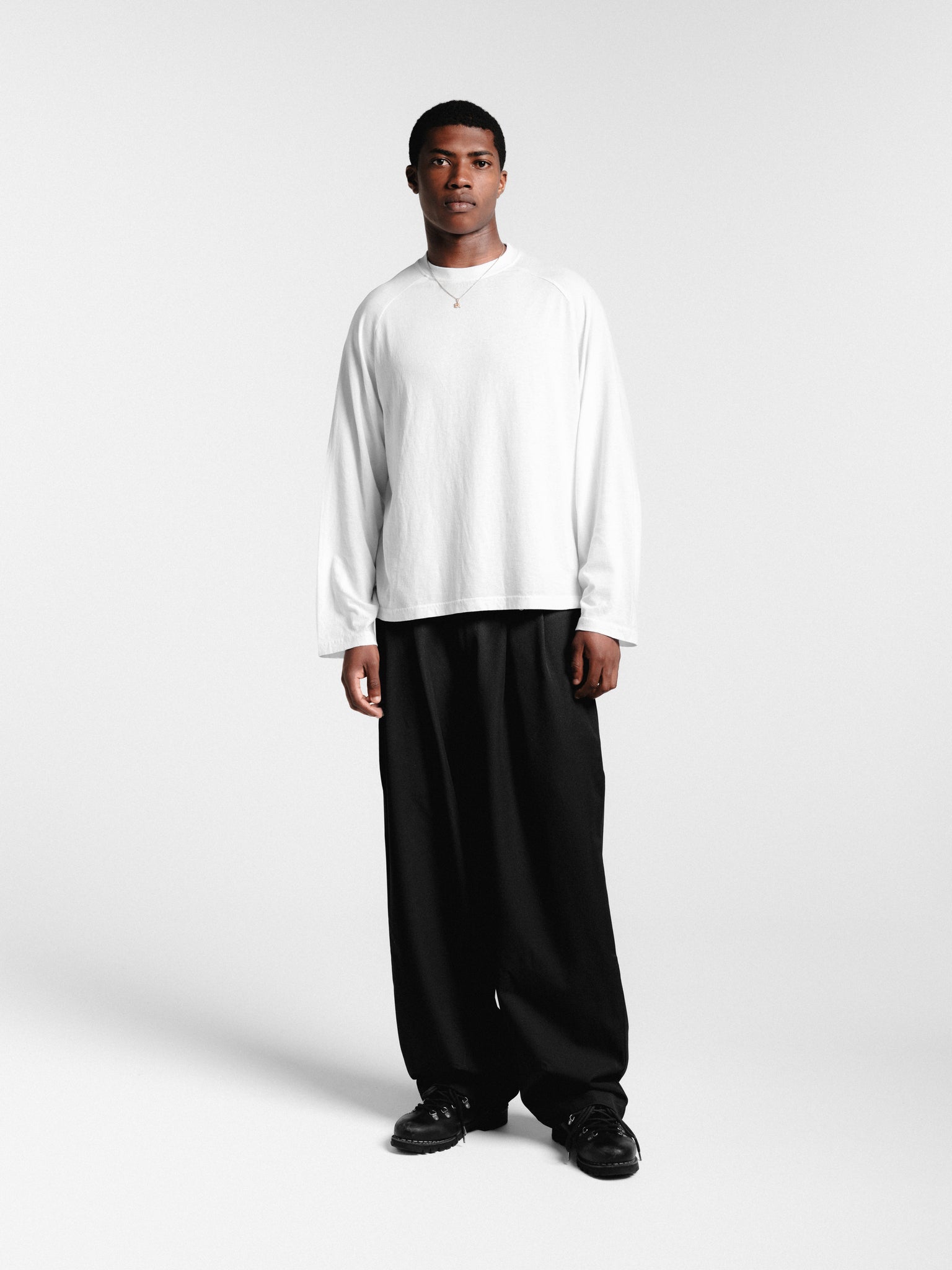 パンツ sweatscollective PLEATED PANT - BLACK L PLEATED PANT - BLACK