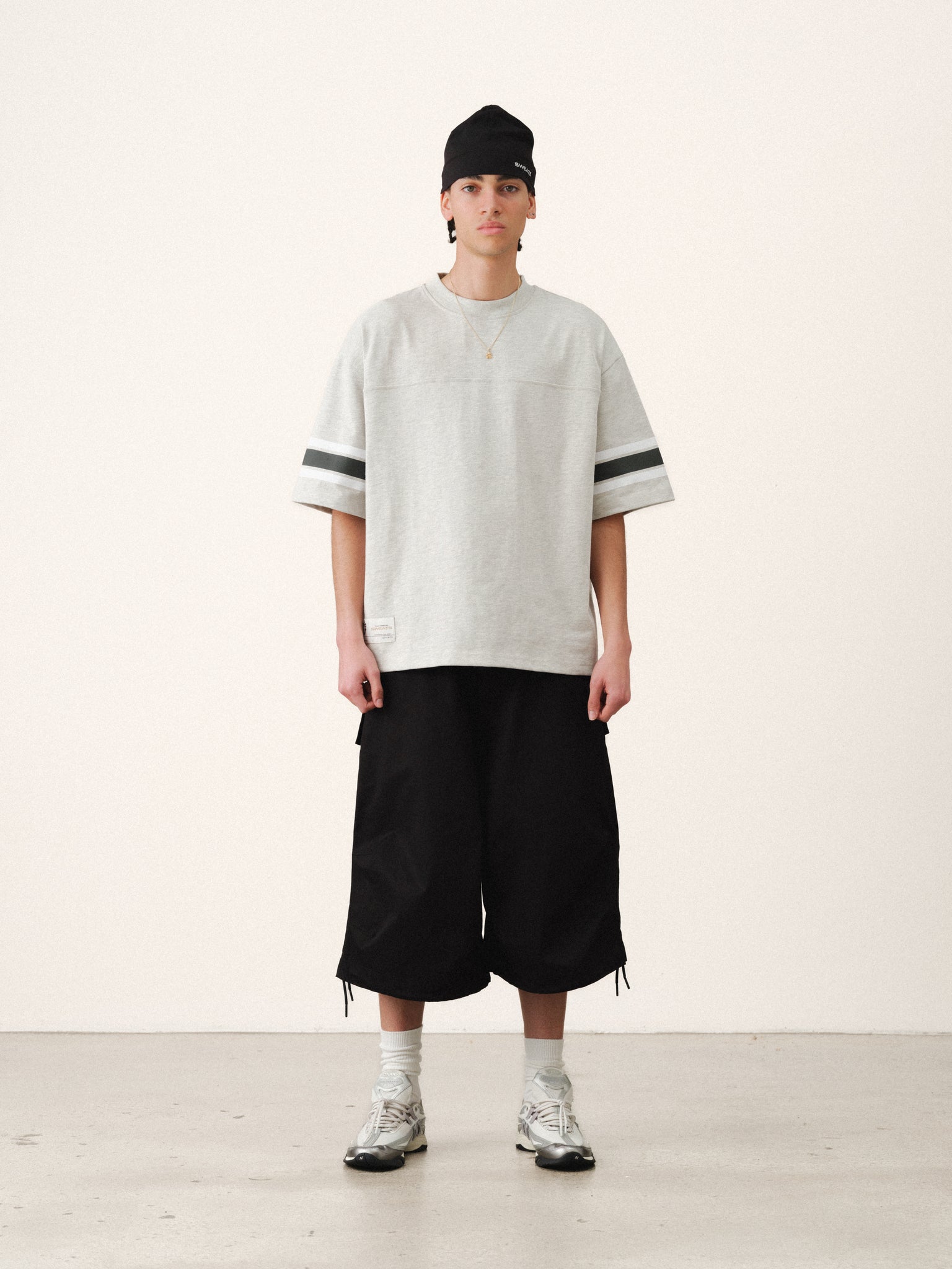 Light blue short-sleeve jersey T-shirt from SWEATS EU's ARCTYC collection, featuring a casual fit and soft fabric.