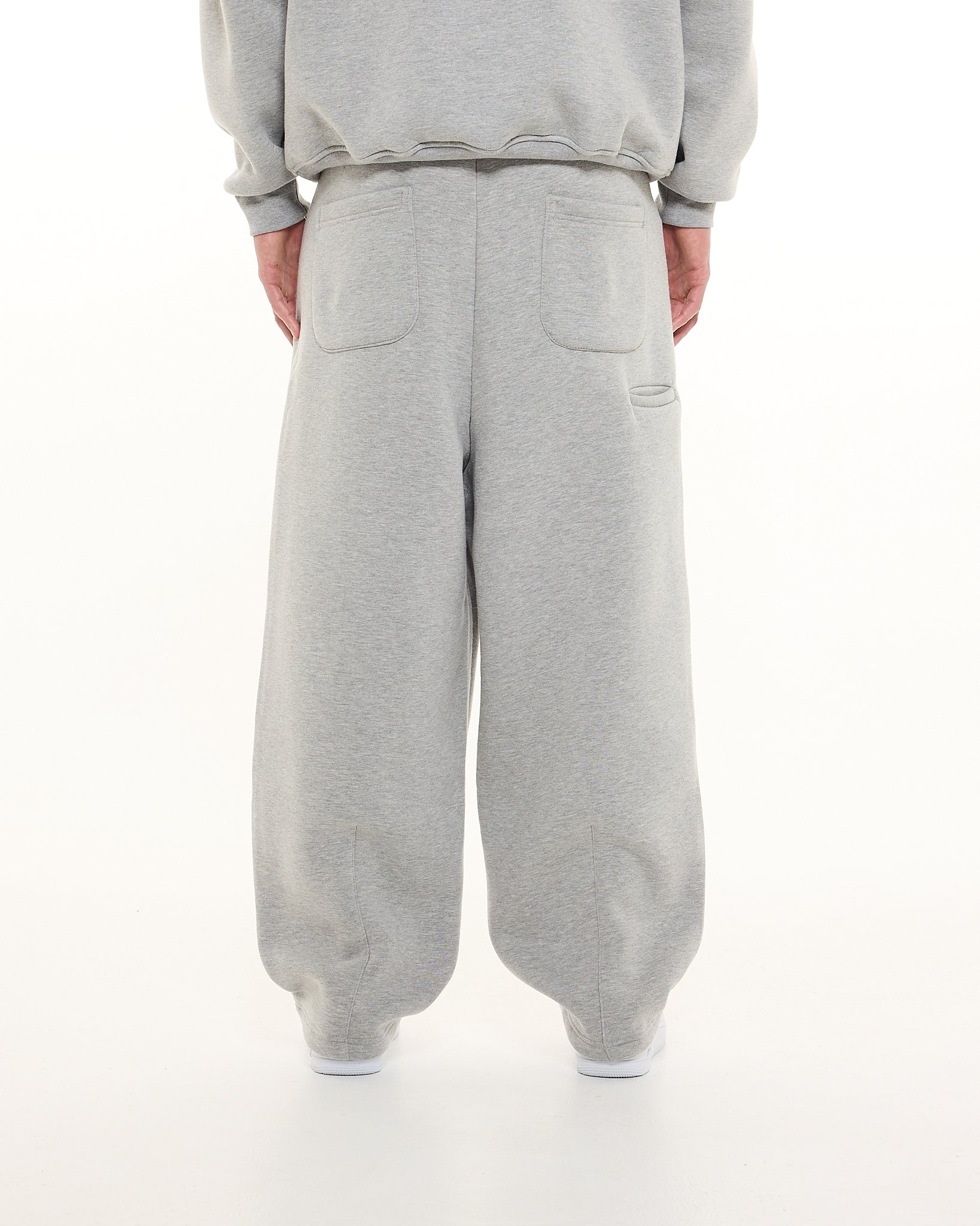 COZY STRAIGHT LEG SWEATS - GREY - SWEATS EU