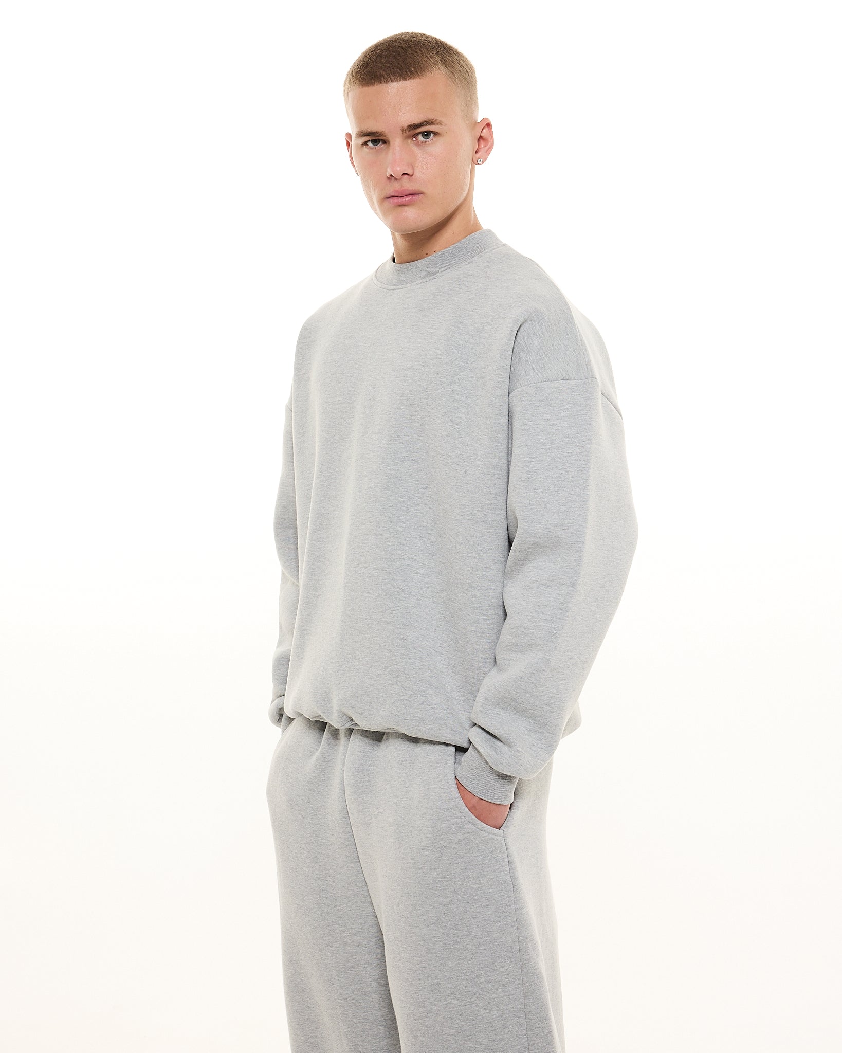 COZY SWEATER - GREY - SWEATS EU