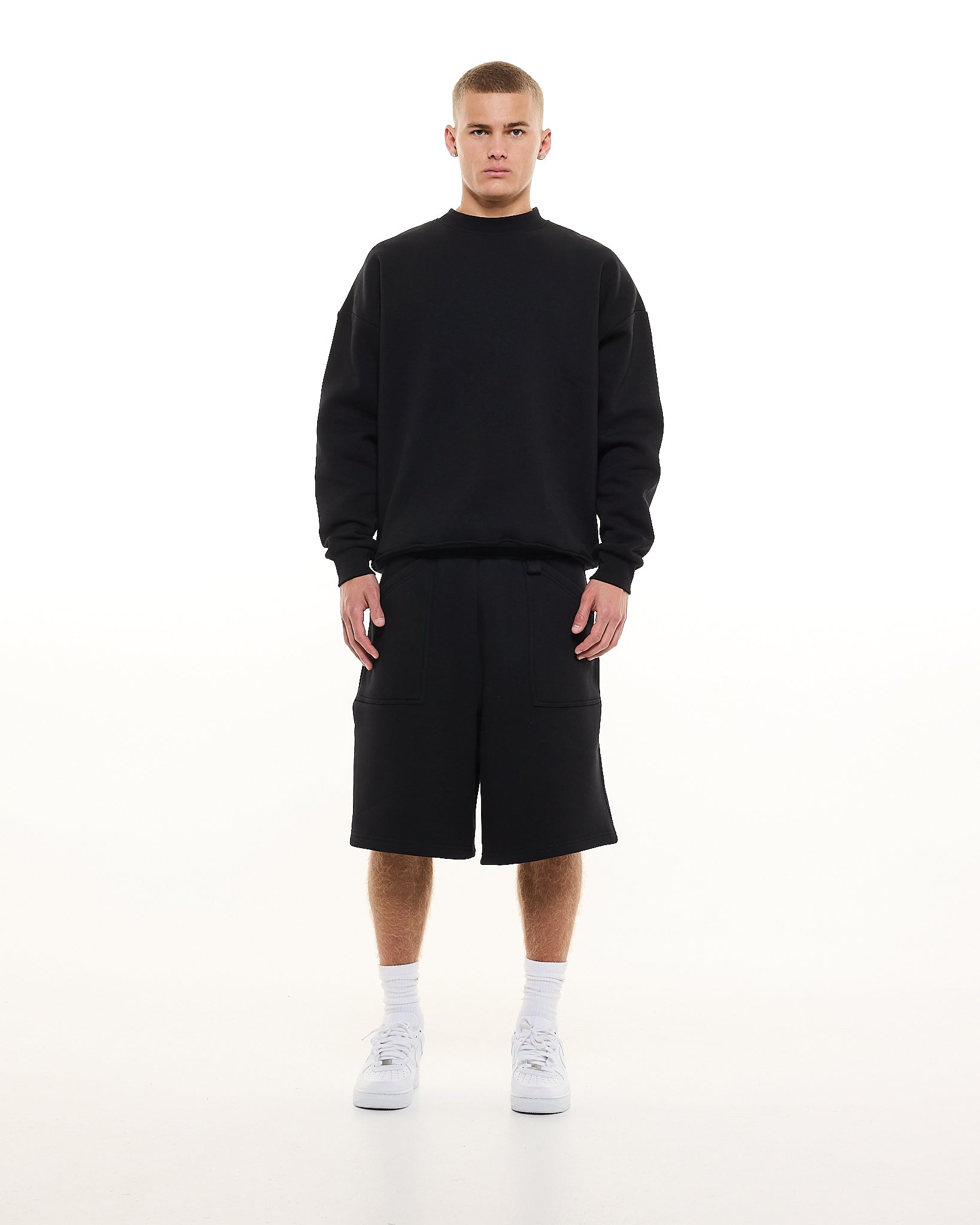 COZY SHORTS - BLACK