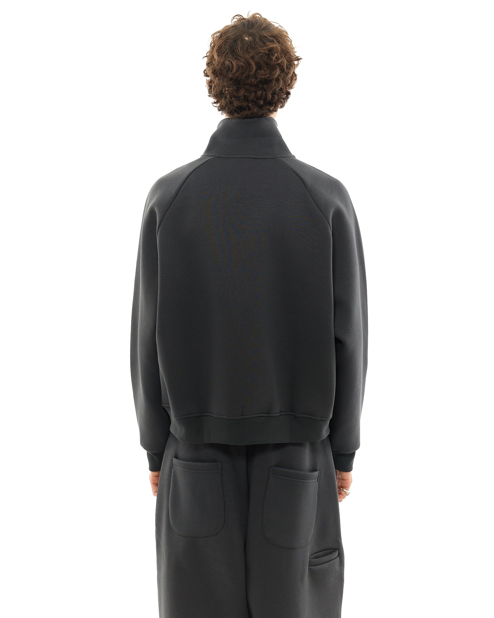 COZY TRACK JACKET - GRANITE