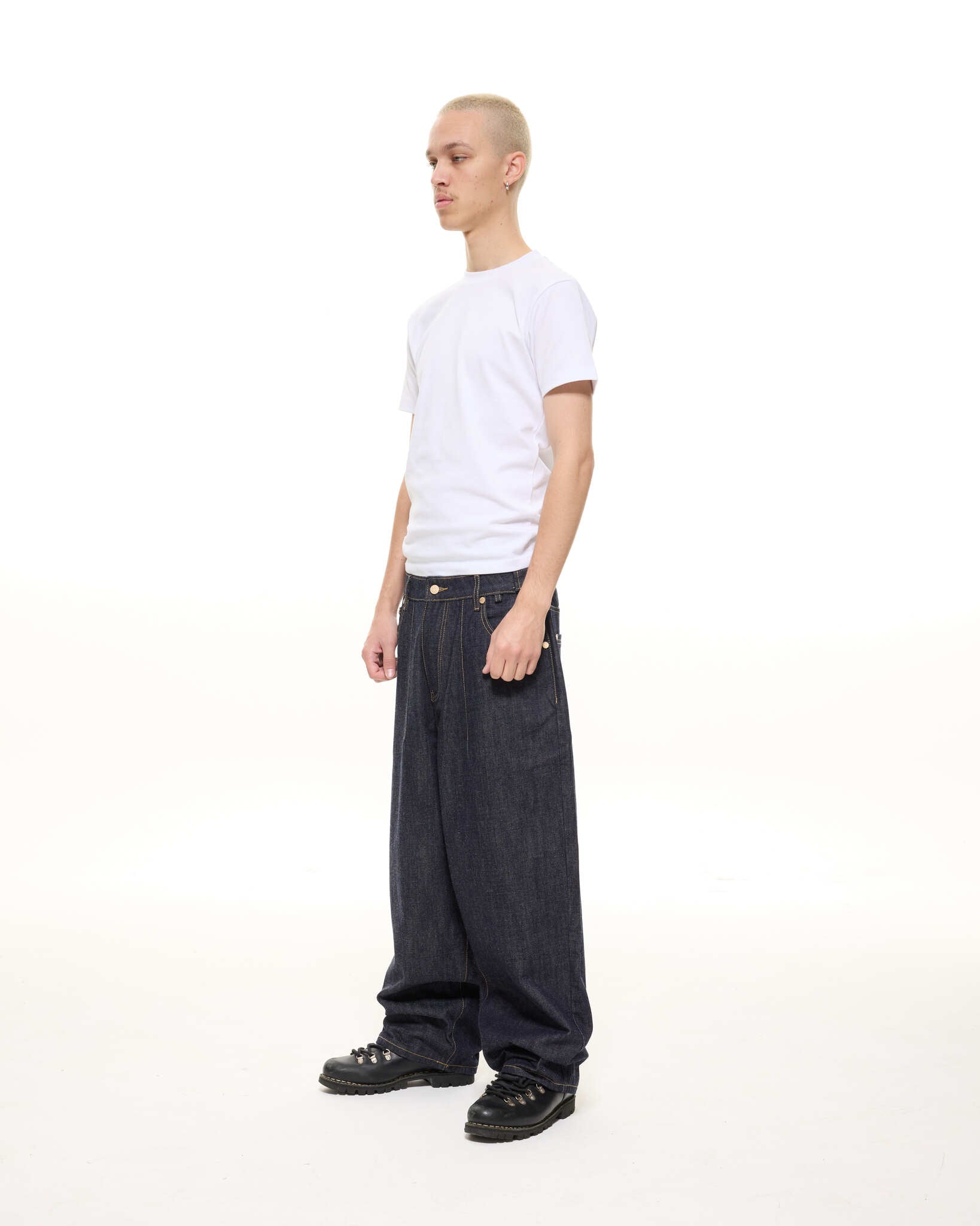 パンツ Sweatscollective DENIM BAGGYJEANS INDIGO DENIM BAGGY JEANS - INDIGO