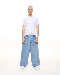 DENIM BAGGY JEANS - LIGHT BLUE