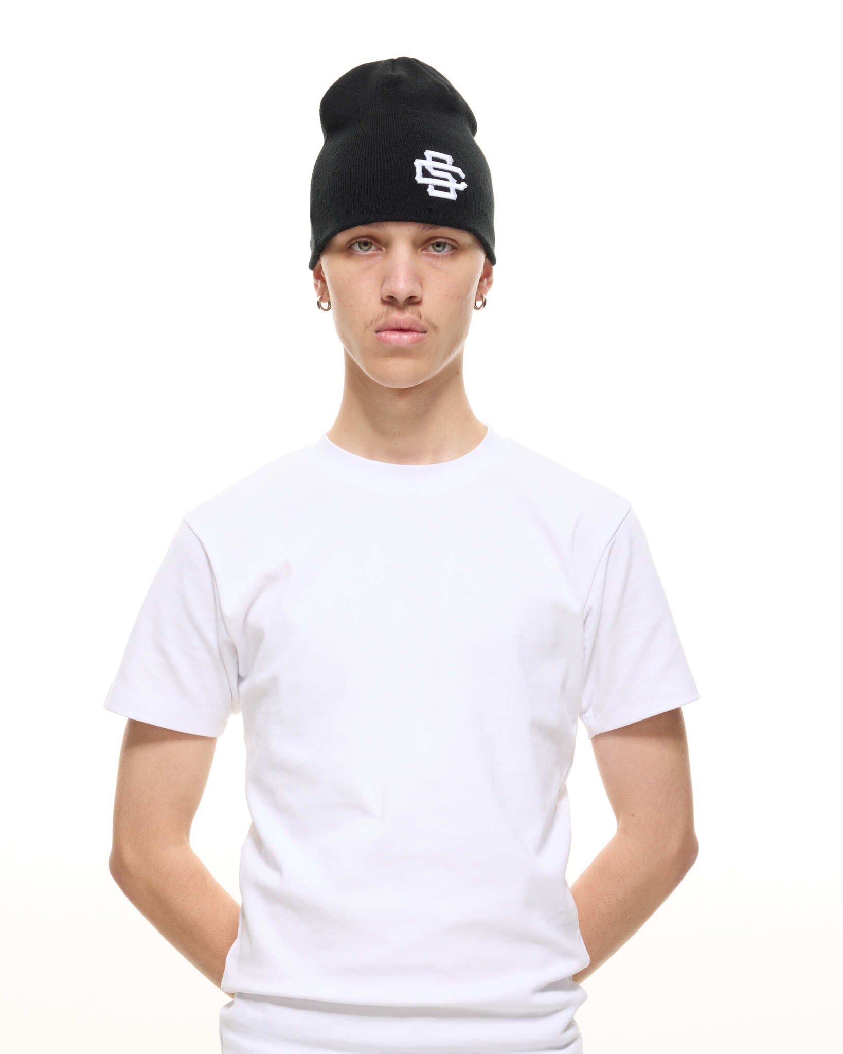 SKULL BEANIE - SC MONOGRAM