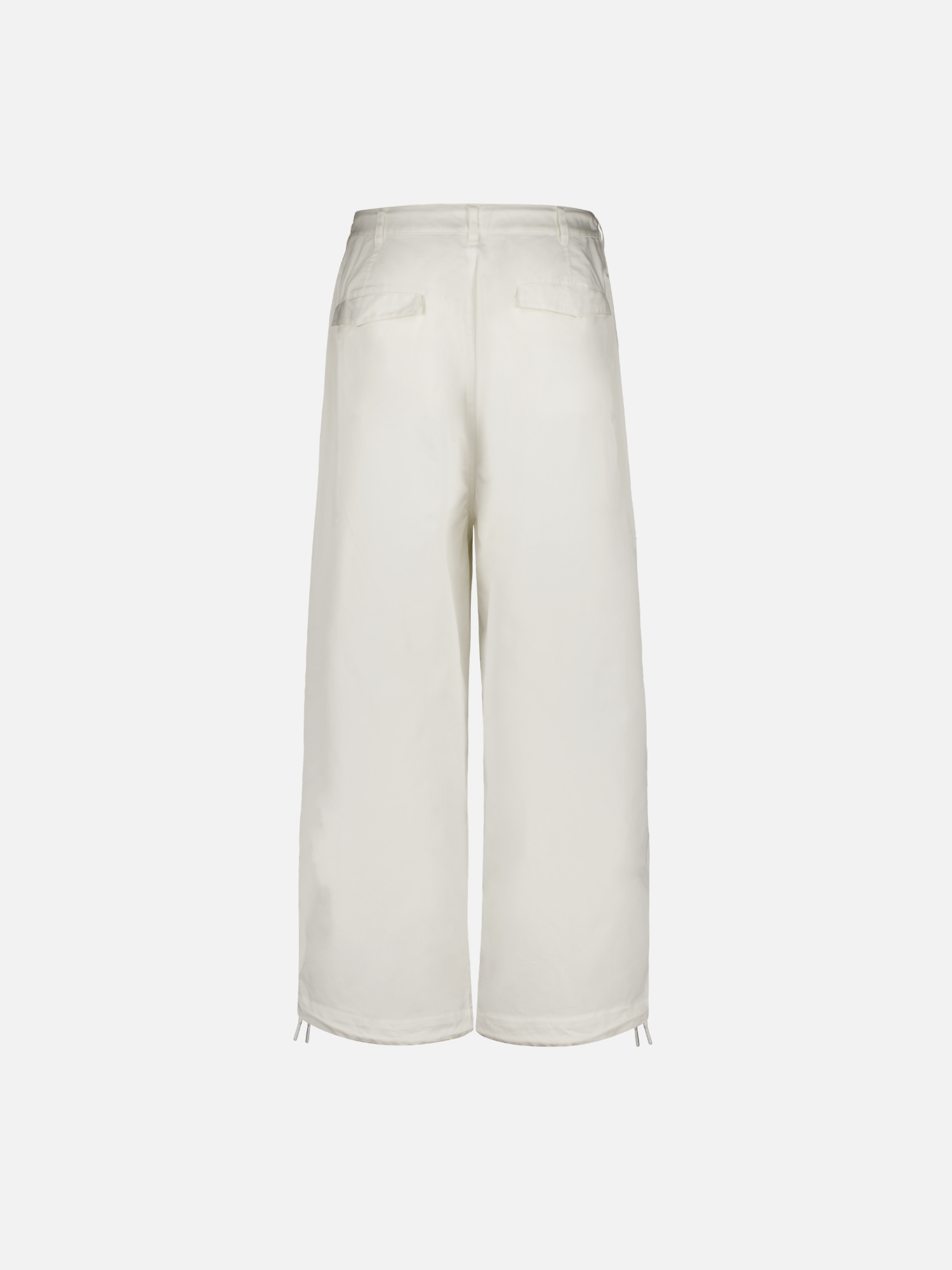 SWEATS EU V3 Flight Pant in white shown from the back, featuring a relaxed fit and modern athletic style.