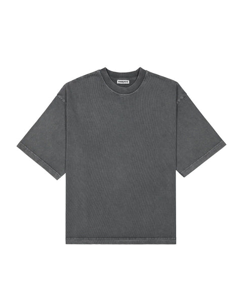 SIGNATURE BLANK T-SHIRT - WASHED GREY