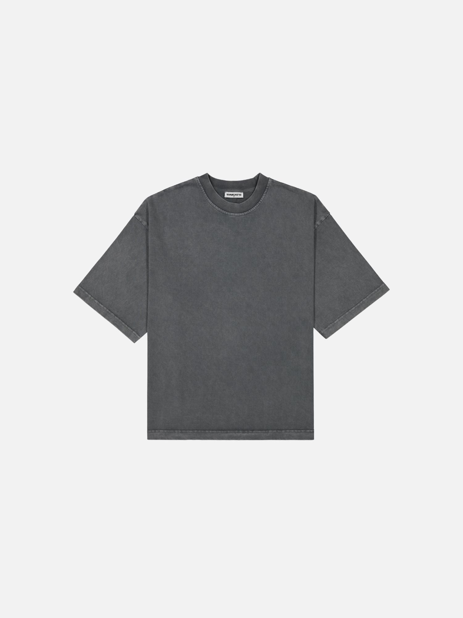 SIGNATURE BLANK T-SHIRT - WASHED GREY - SWEATS EU