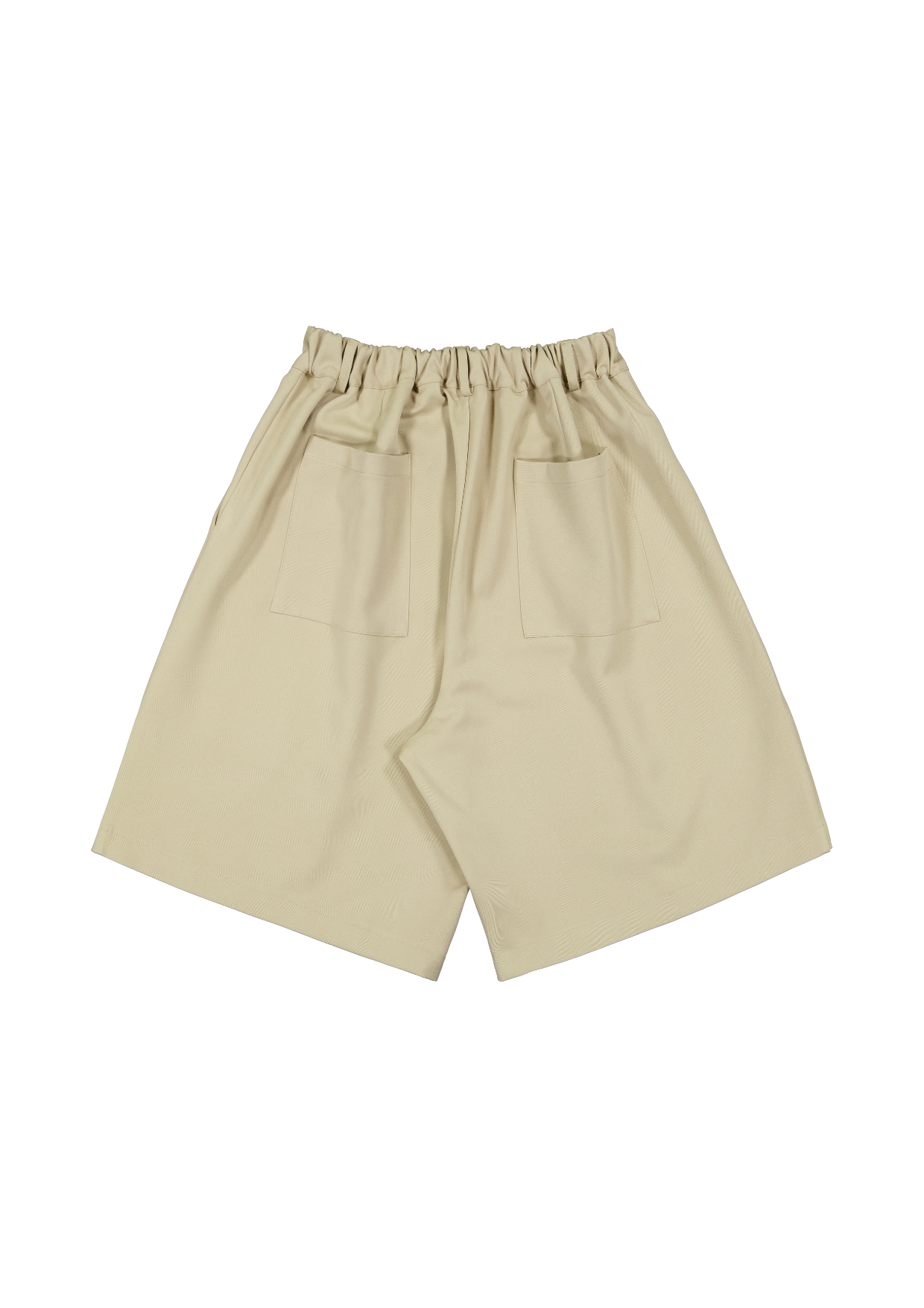 PLEATED SHORT - SAND